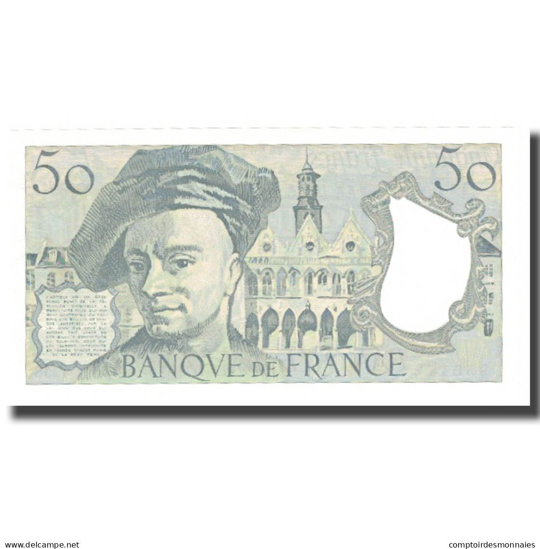 France, 50 Francs, Quentin De La Tour, 1989, NEUF, Fayette:67.14, KM:152d - 50 F 1976-1992 ''Quentin De La Tour''