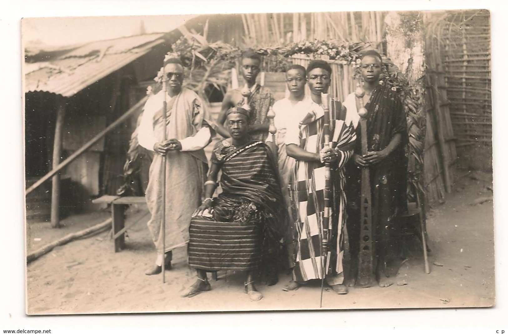 Afrique  - Cote D'Ivoire - Carte Photo   -  Chefs De Tribus - CPA° - Elfenbeinküste