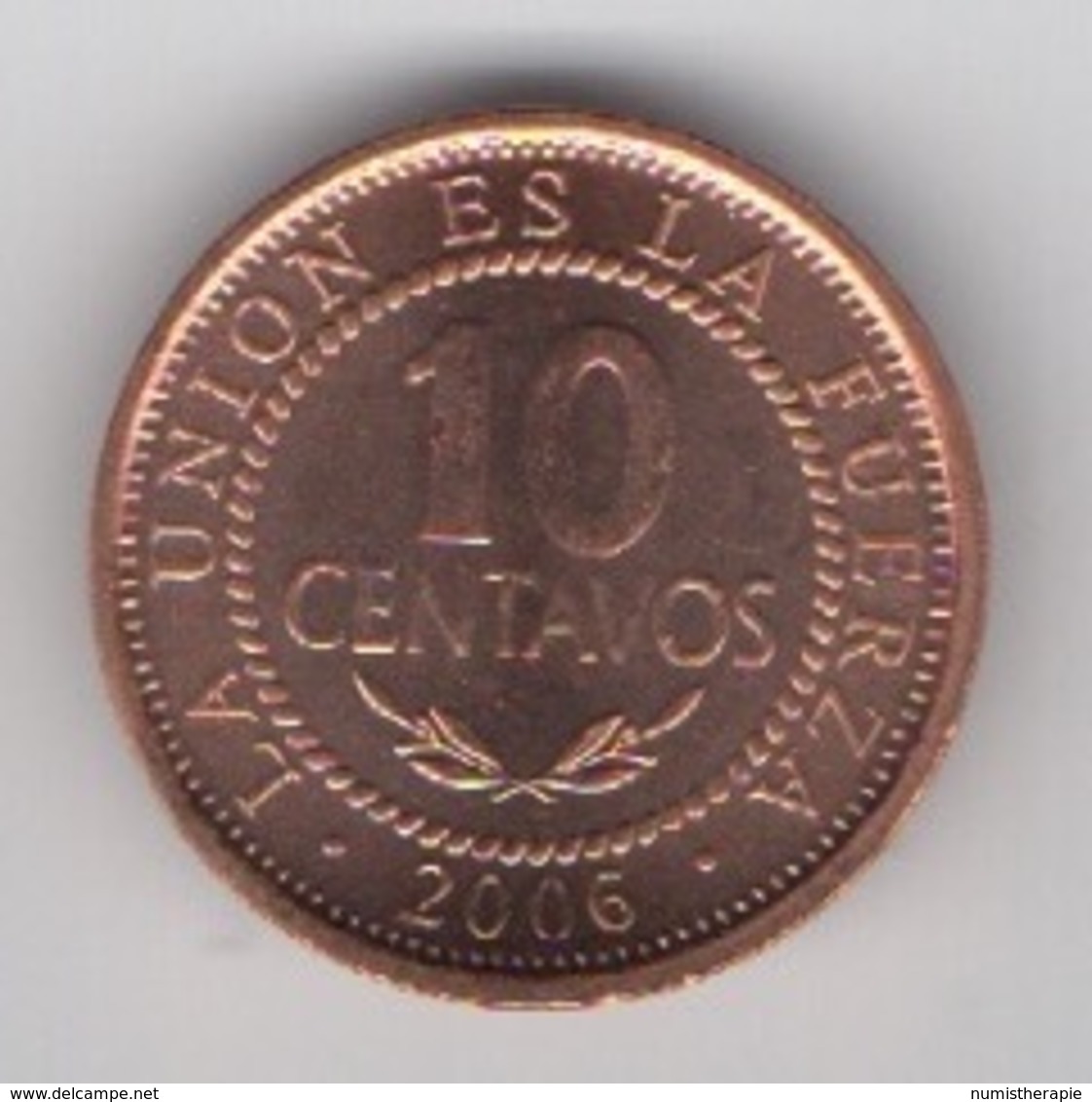 Bolivie : 10 Centavos 2006 UNC - Bolivie