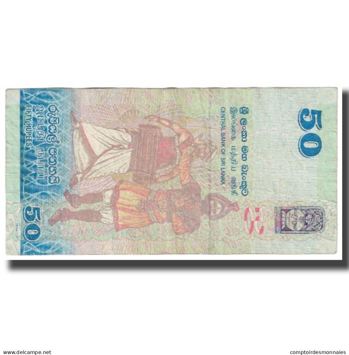 Billet, Sri Lanka, 50 Rupees, 2010, 2010-01-01, KM:124a, TTB - Sri Lanka