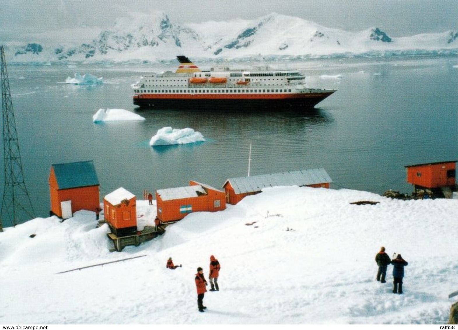 6 AK Antarktis * Forschungsstationen Von Argentinienen, Shakletons Haus Von 1908, MS. Im Marco Polo Im Hafen Ushuaia - Sonstige & Ohne Zuordnung