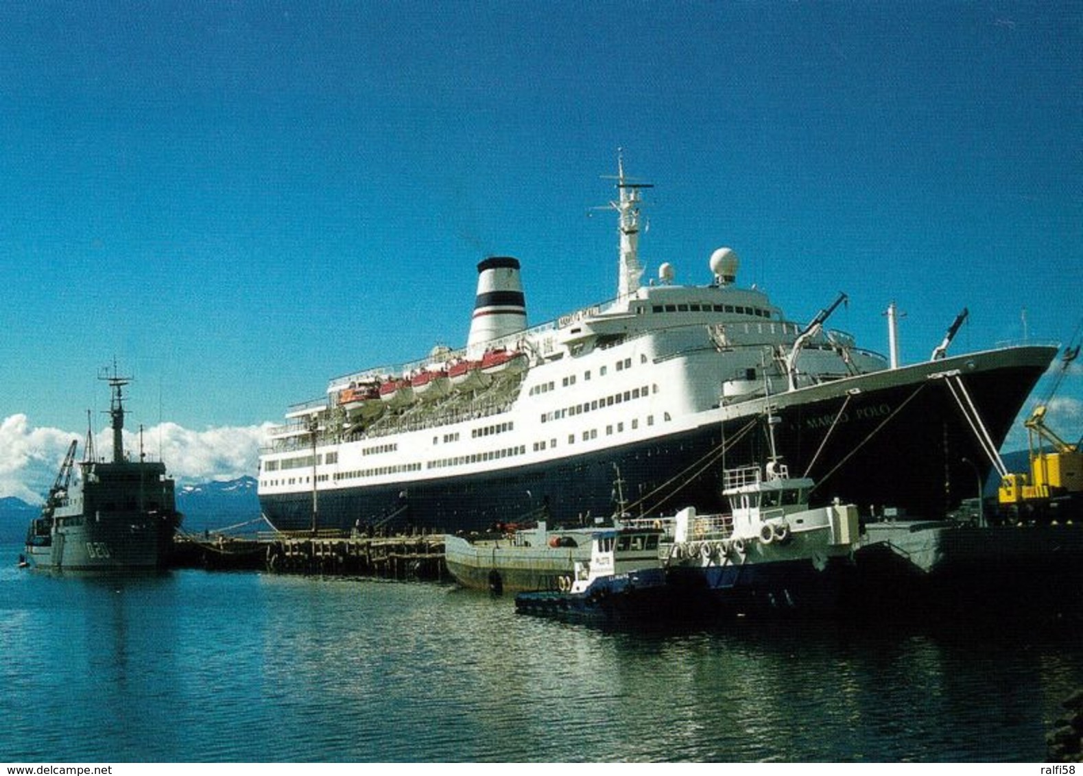 6 AK Antarktis * Forschungsstationen Von Argentinienen, Shakletons Haus Von 1908, MS. Im Marco Polo Im Hafen Ushuaia - Sonstige & Ohne Zuordnung