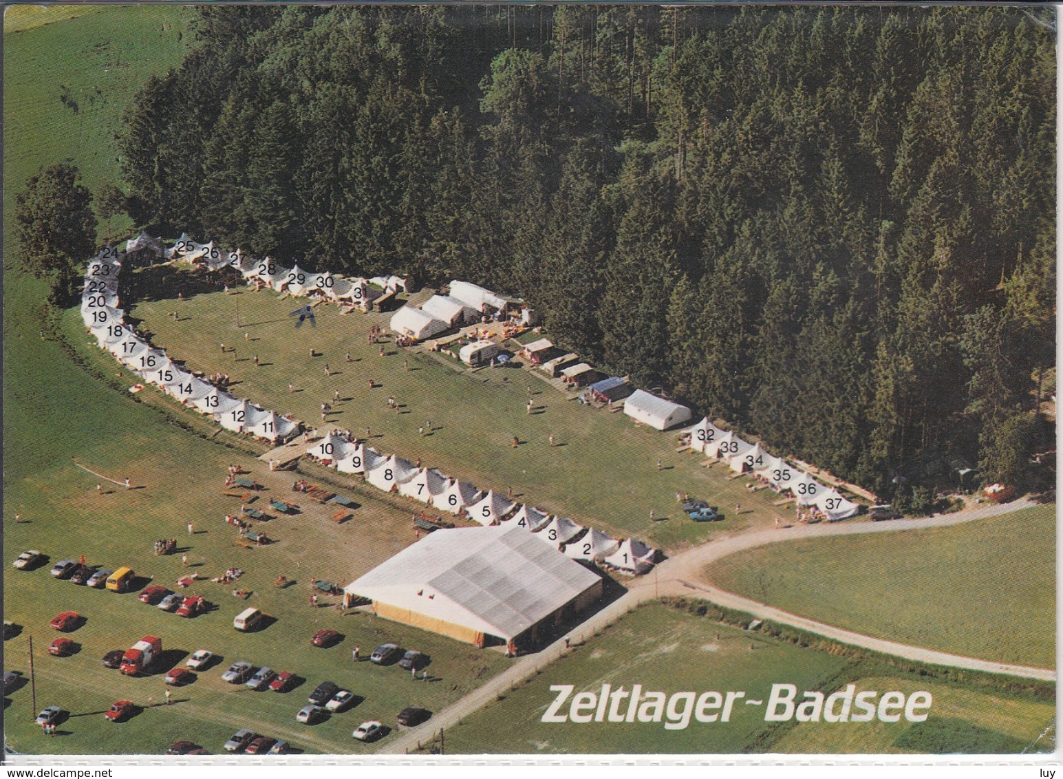 ISNY / BUREN  7972 - CVJM  Zeltlager Badsee Luftbild Flugaufnahme - Isny