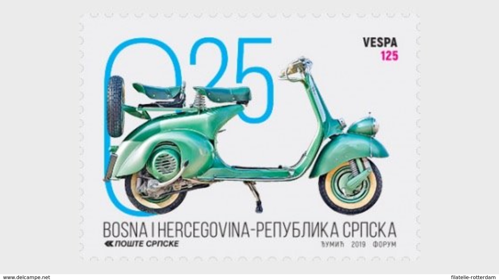 Bosnië & Herzegovina / Bosnia - Postfris / MNH - Complete Set Motorfietsen 2019 - Bosnië En Herzegovina