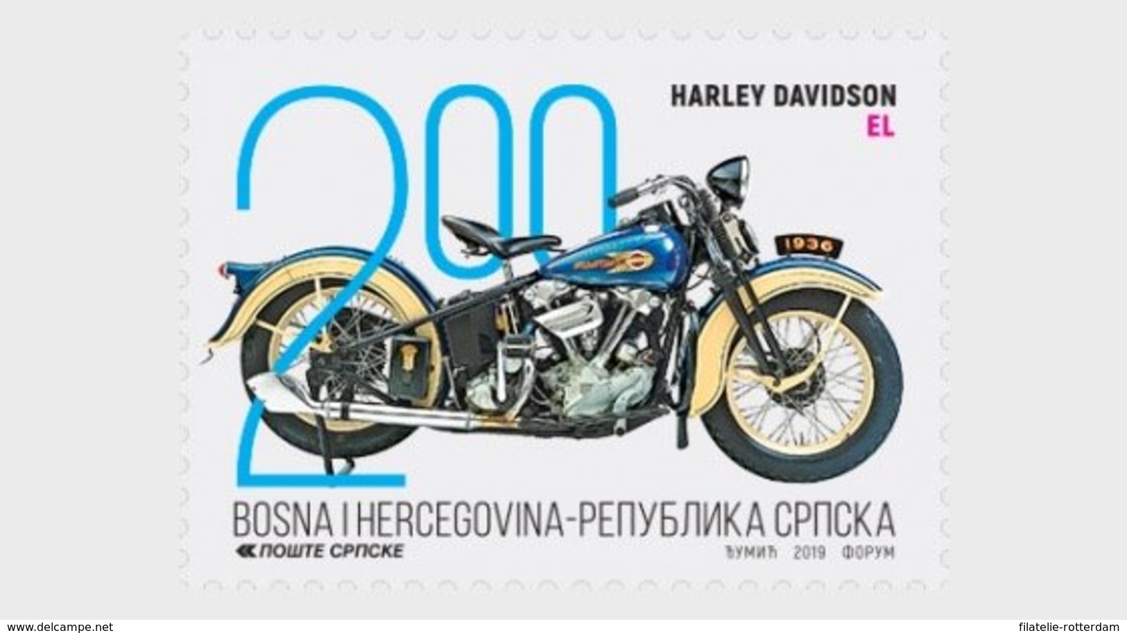 Bosnië & Herzegovina / Bosnia - Postfris / MNH - Complete Set Motorfietsen 2019 - Bosnie-Herzegovine