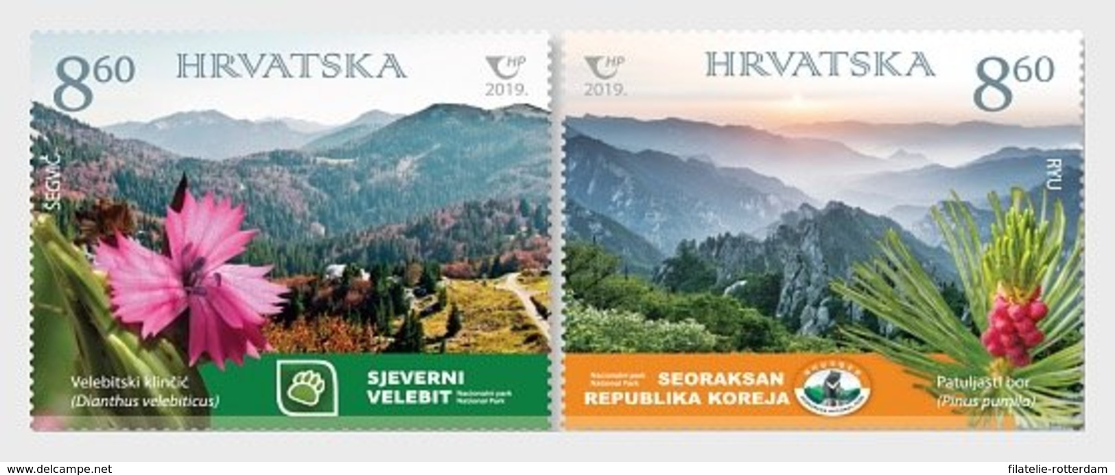 Kroatië / Croatia - Postfris / MNH - Complete Set Joint-Issue Met Korea 2019 - Kroatië