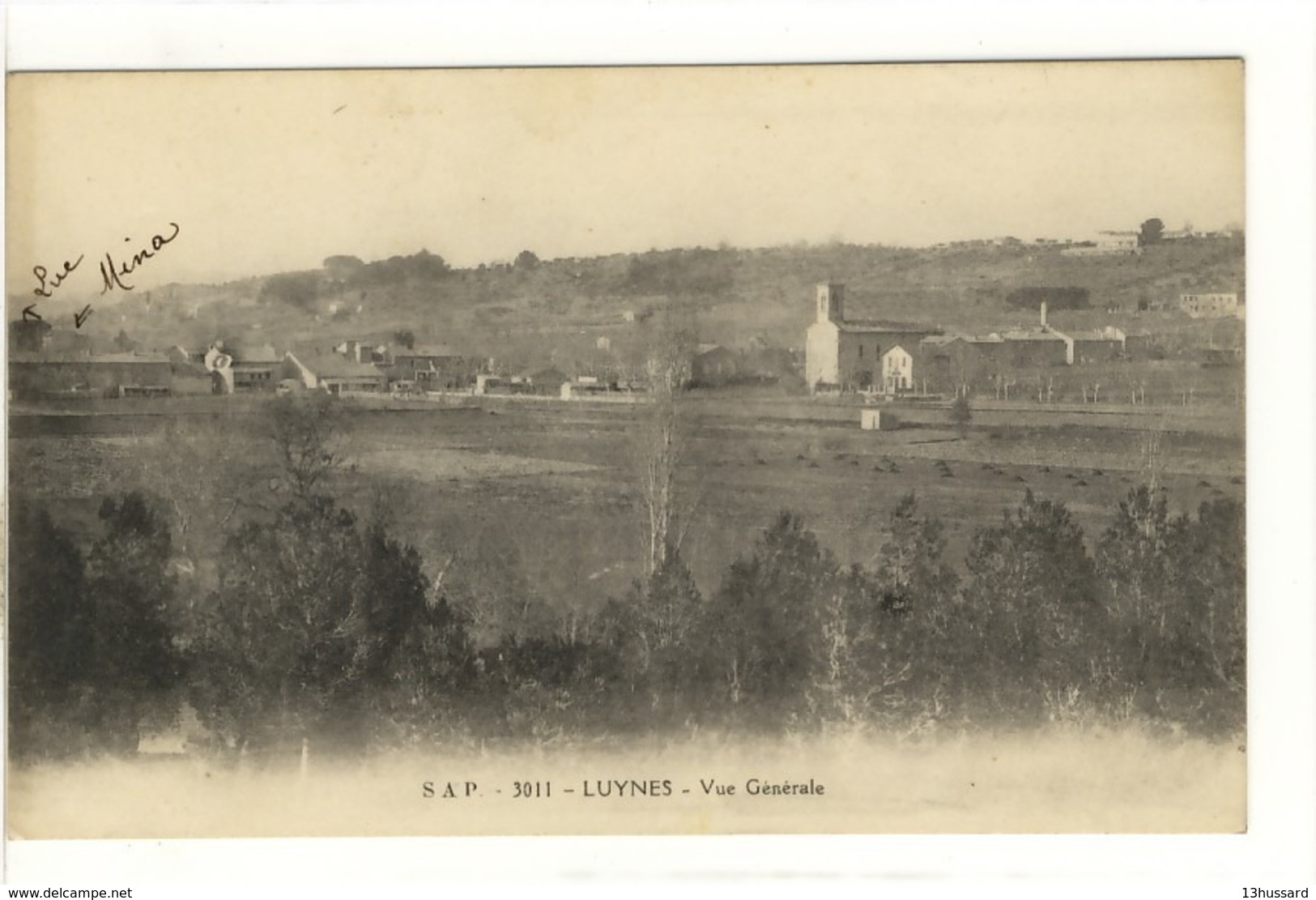 Carte Postale Ancienne Luynes - Vue Générale - Luynes