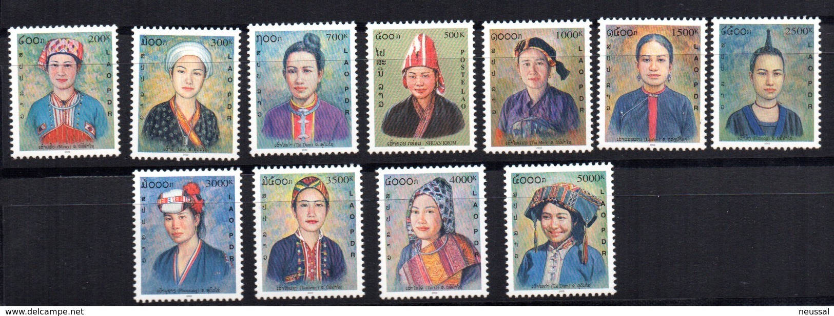 Serie Nº 1440/50  Laos - Laos