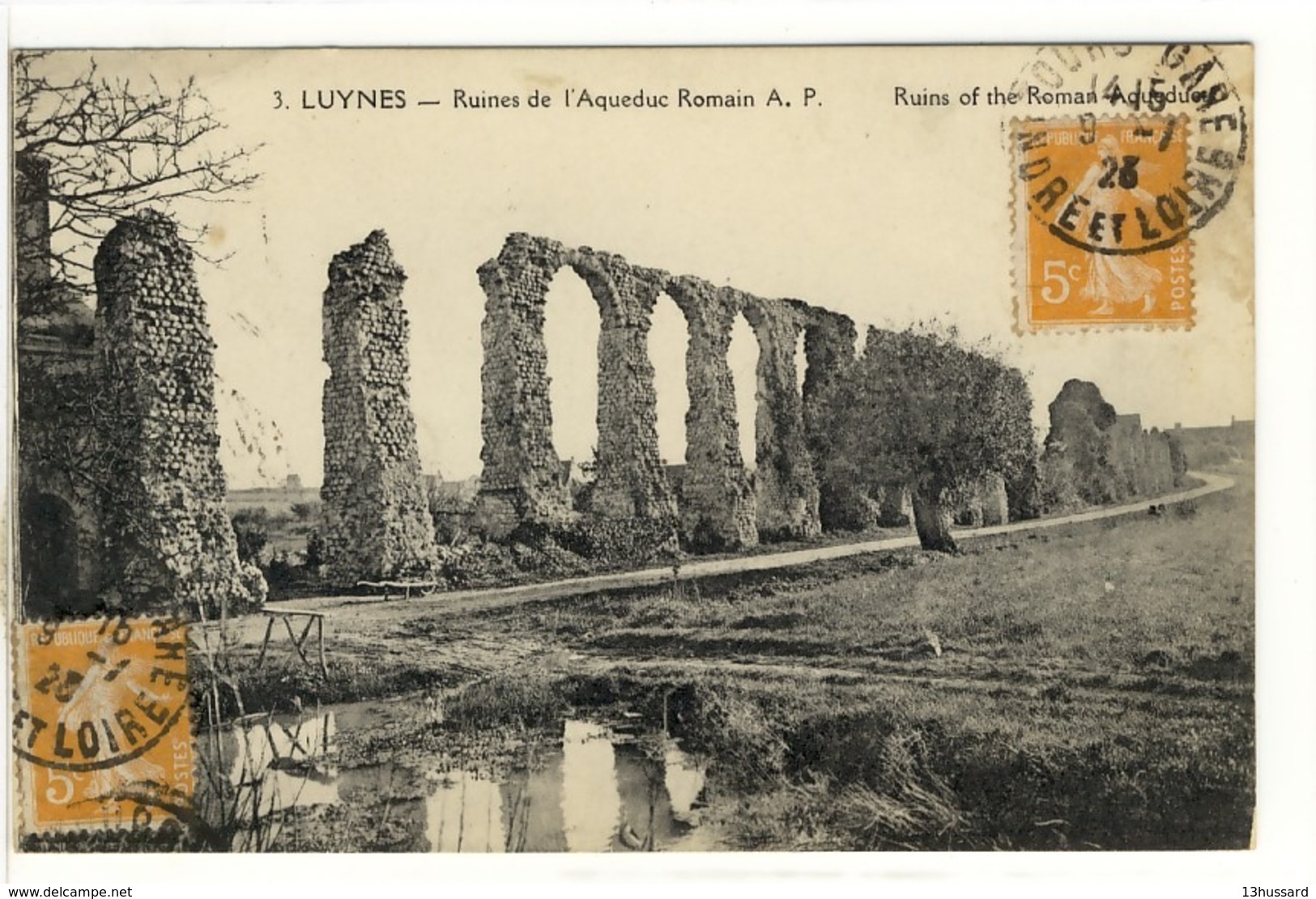 Carte Postale Ancienne Luynes - Ruines De L'Aqueduc Romain - Luynes