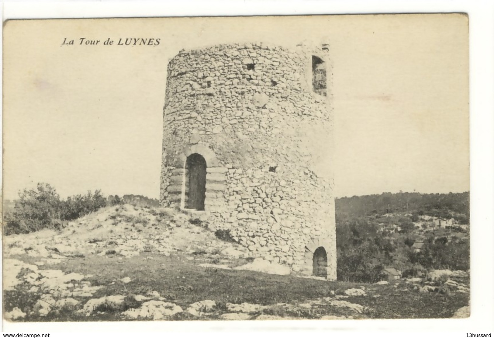 Carte Postale Ancienne Luynes - La Tour - Luynes