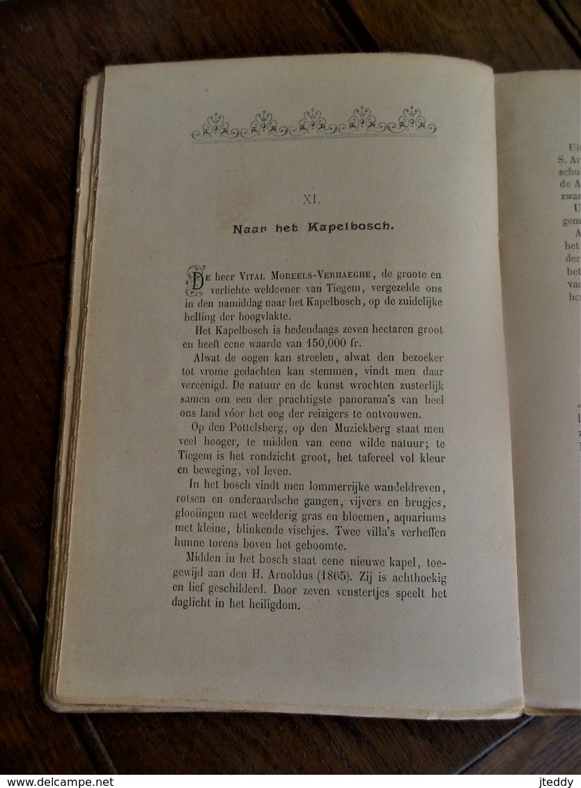 Oud   REISJES In   ZUID -- VLAANDEREN   Door Theodoor  SEVENS    1901  Uitgever    EUGeen BEYAERT     KORTRIJK - Anciens