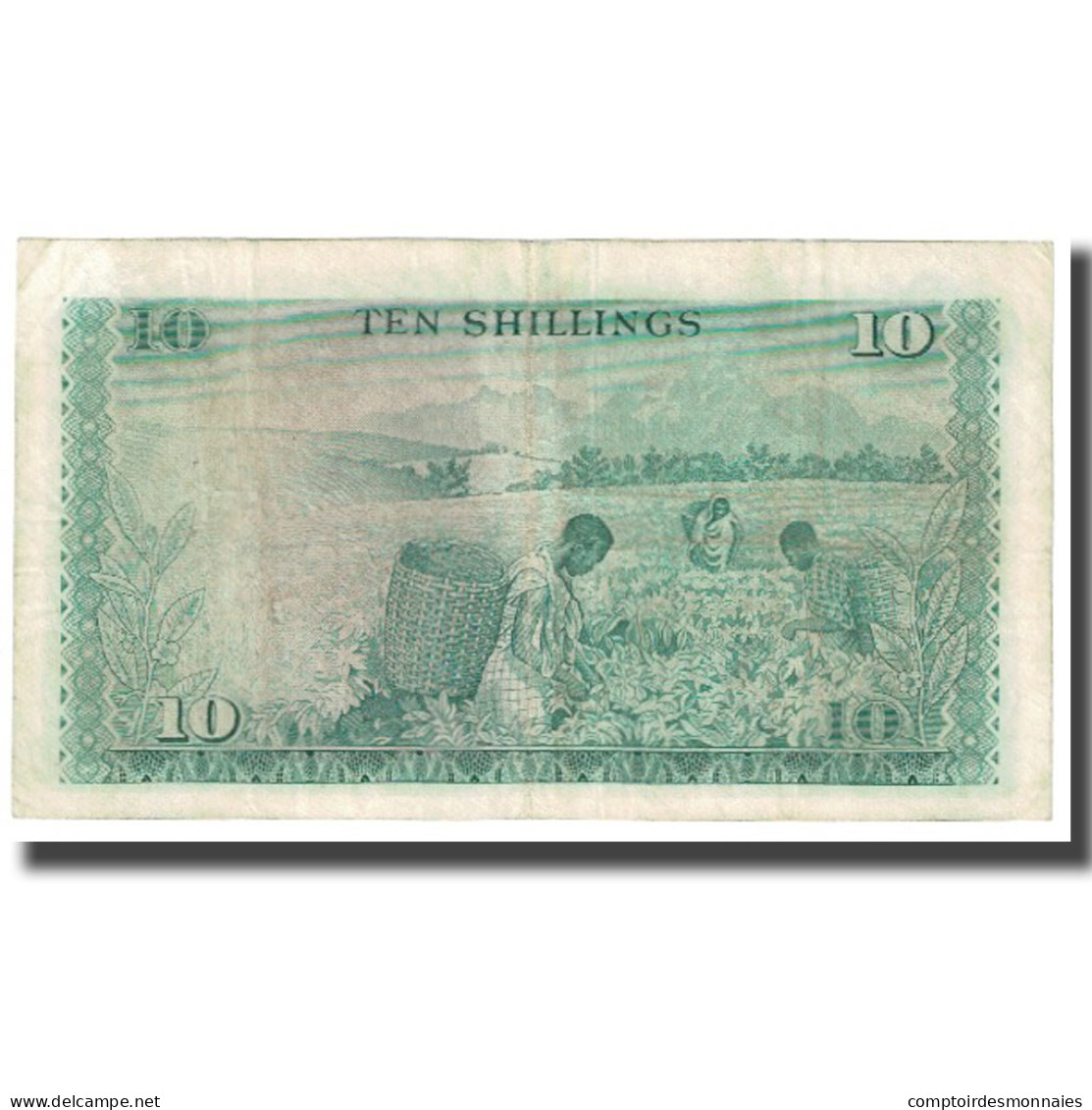 Billet, Kenya, 10 Shillings, 1969, 1969-07-01, KM:7a, TTB - Kenya