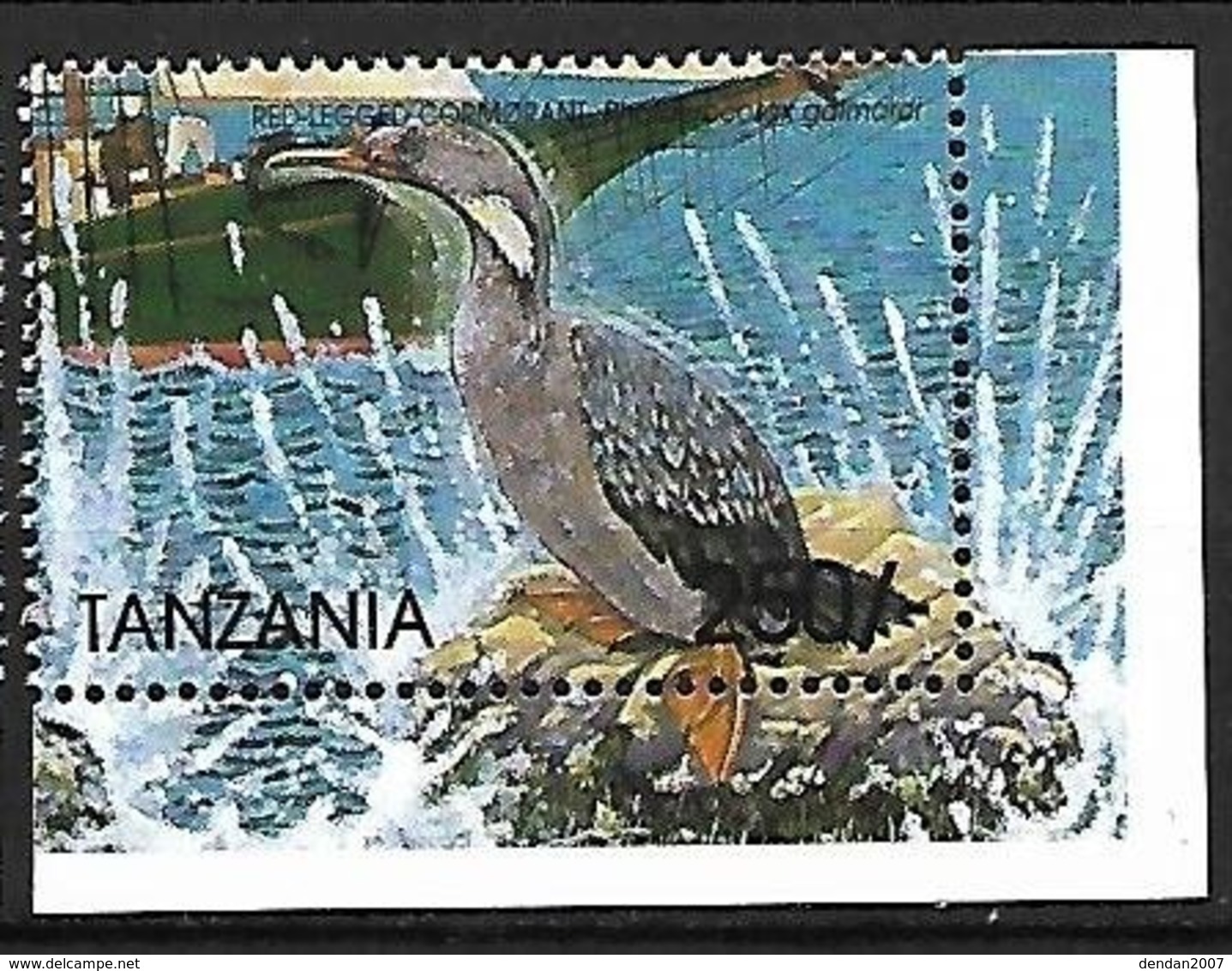 TANZANIA - MNH - 1999 -     Red-legged Cormorant    Phalacrocorax Gaimardi - Other & Unclassified