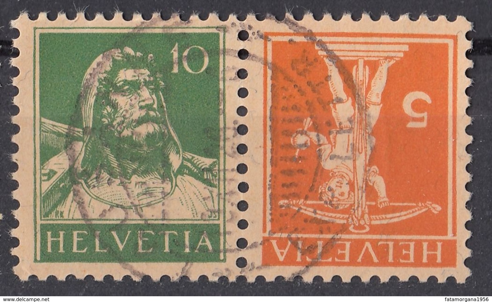 HELVETIA - SUISSE - SVIZZERA - Yvert 159a Usato. - Gebraucht