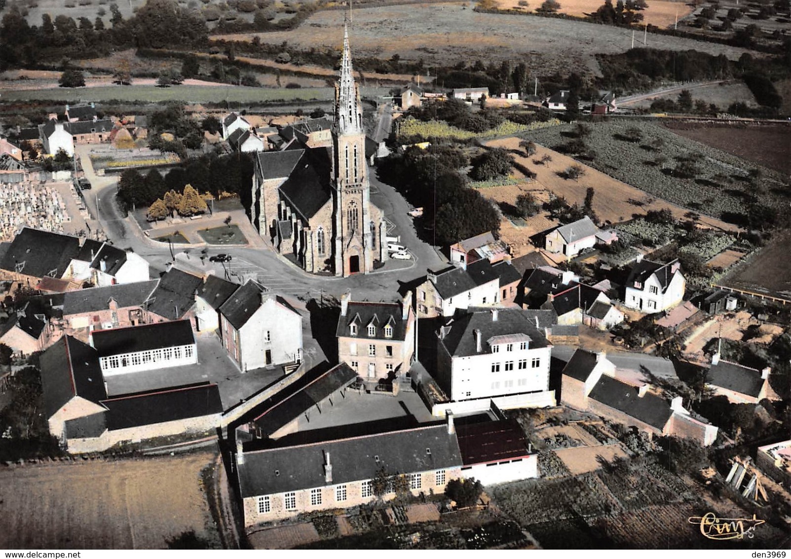 PLOUFRAGAN - Vue Générale Aérienne - Eglise - Ploufragan