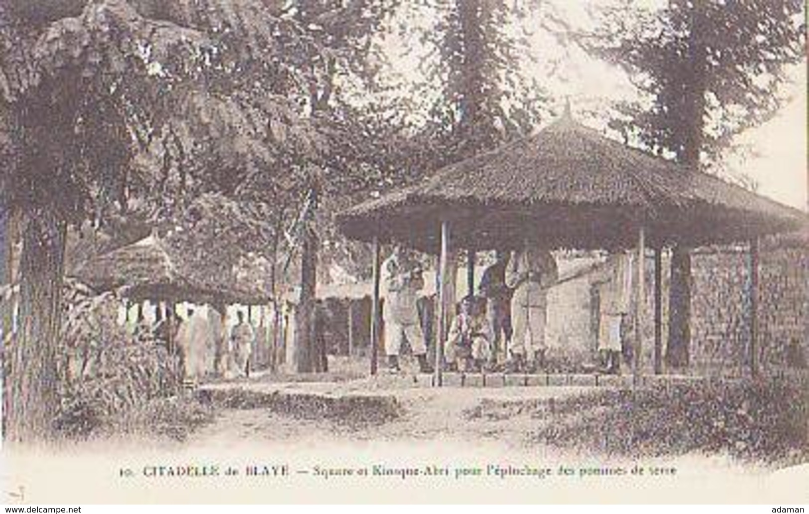 Gironde        1053        Citadelle De Blaye.Square Et Kiosque Abri Pour L'épluchage Des Pommes De Terres - Blaye