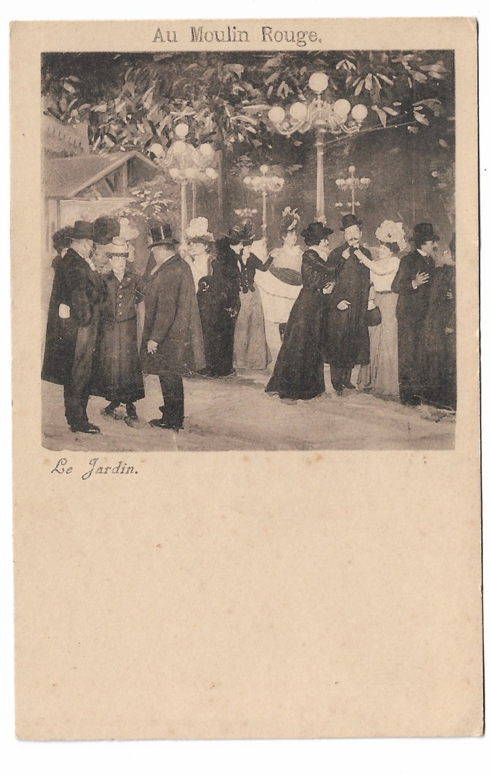 Le Moulin Rouge   " Le JARDIN "    Dos Non Divisé - Théâtre