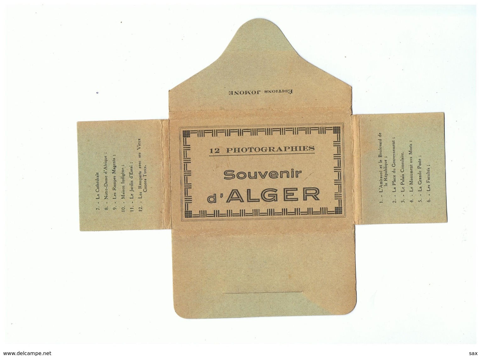 1935-617 Alger Pochette Compléte 12 Vues+ 13 Cp  La Vente Sera Retirée Le 15-09 - Algiers