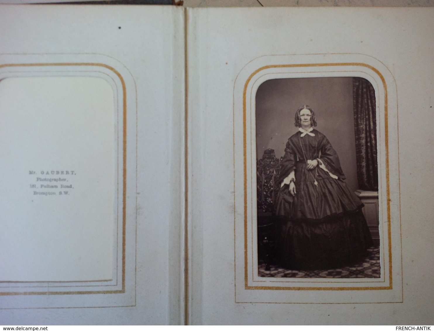 ALBUM PHOTO CDV ROYAUME UNI 1870 1880 PHOTOGRAPHE GAUBERT CILMOR THREDDERS MC LEAN AND HAES - Album & Collezioni