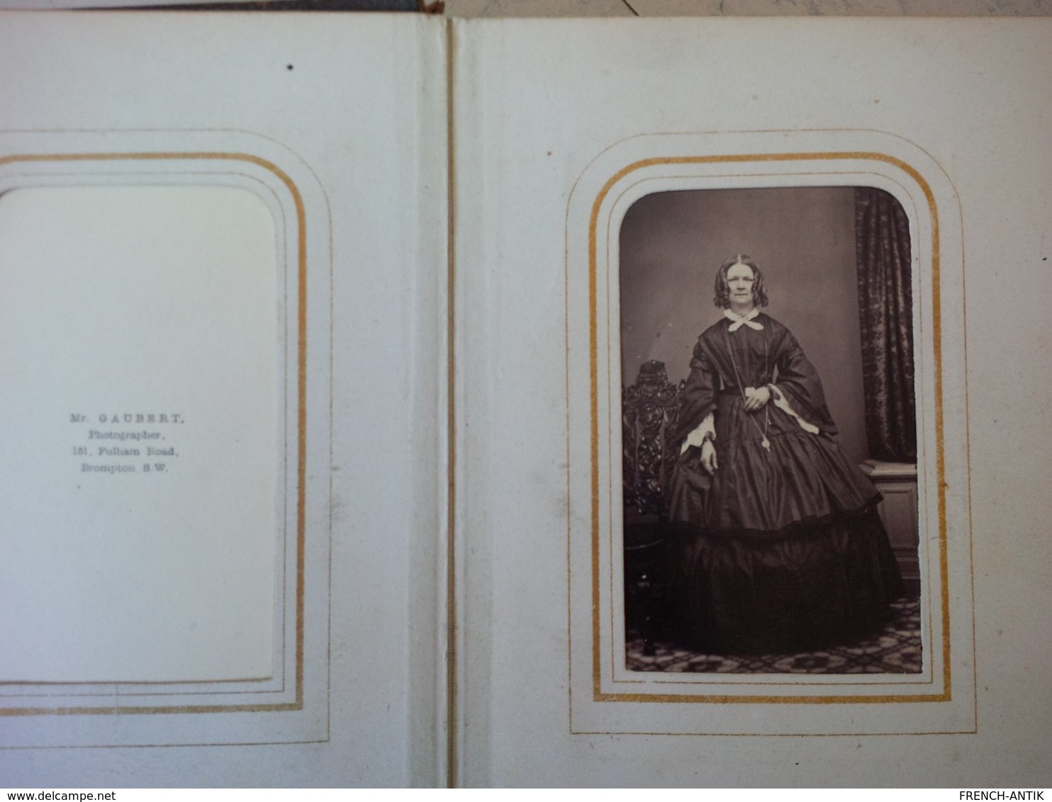 ALBUM PHOTO CDV ROYAUME UNI 1870 1880 PHOTOGRAPHE GAUBERT CILMOR THREDDERS MC LEAN AND HAES - Albumes & Colecciones