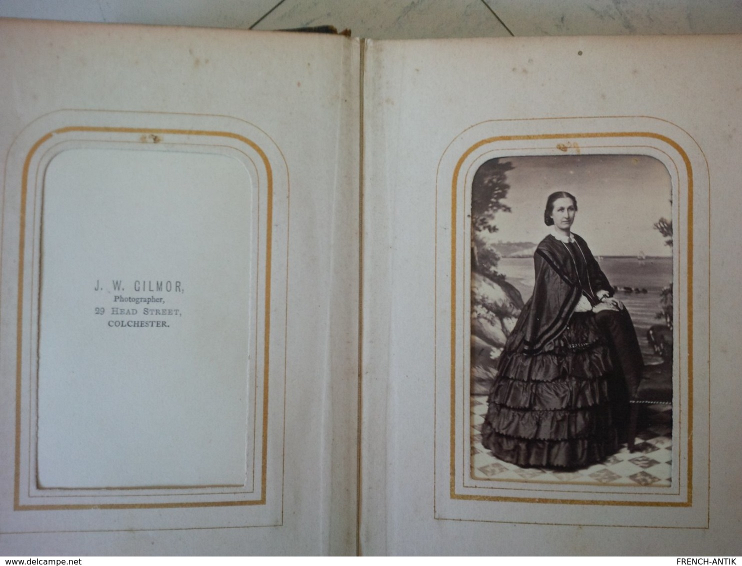 ALBUM PHOTO CDV ROYAUME UNI 1870 1880 PHOTOGRAPHE GAUBERT CILMOR THREDDERS MC LEAN AND HAES - Albumes & Colecciones