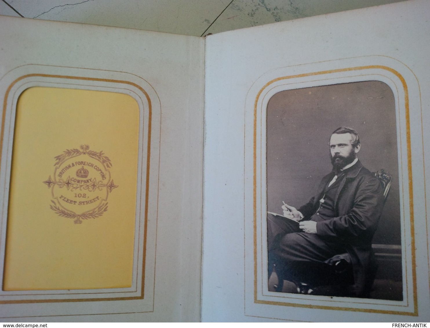 ALBUM PHOTO CDV ROYAUME UNI 1870 1880 PHOTOGRAPHE GAUBERT CILMOR THREDDERS MC LEAN AND HAES