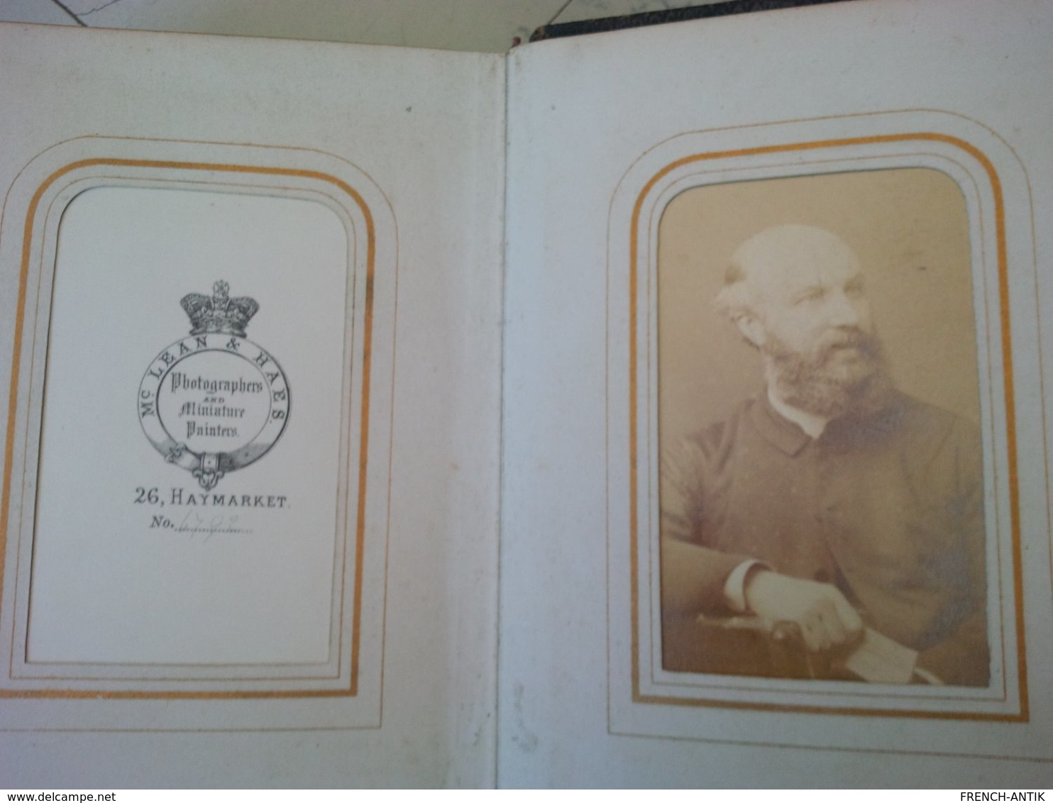 ALBUM PHOTO CDV ROYAUME UNI 1870 1880 PHOTOGRAPHE GAUBERT CILMOR THREDDERS MC LEAN AND HAES