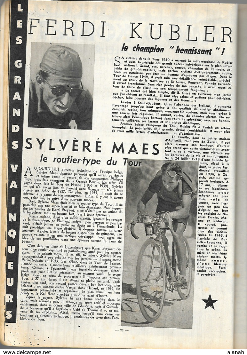 50 Ans Du TOUR De FRANCE 1953 192 Pages + Couv. Format A4 Env. - Cyclisme