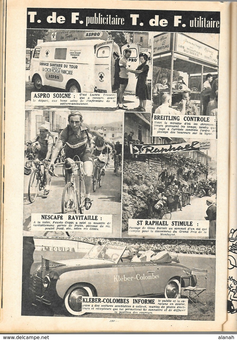 50 ans du TOUR de FRANCE 1953 192 Pages + Couv. Format A4 env.