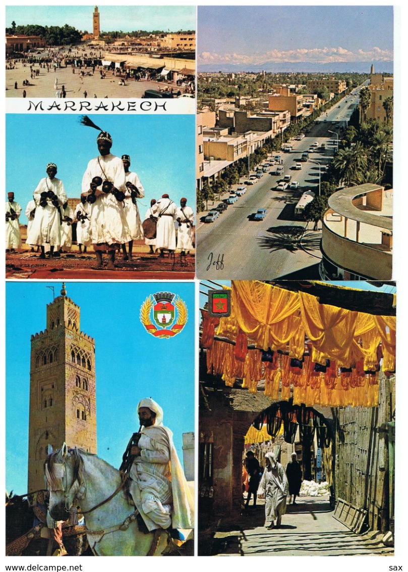 1935-616  24cp Casablanca2-tanger6--marrakech 16   La Vente Sera Retirée  Le 15-09 - Other & Unclassified