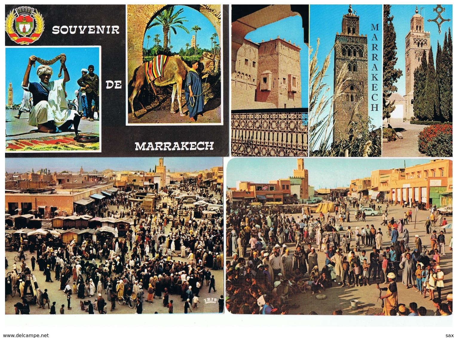 1935-616  24cp Casablanca2-tanger6--marrakech 16   La Vente Sera Retirée  Le 15-09 - Other & Unclassified