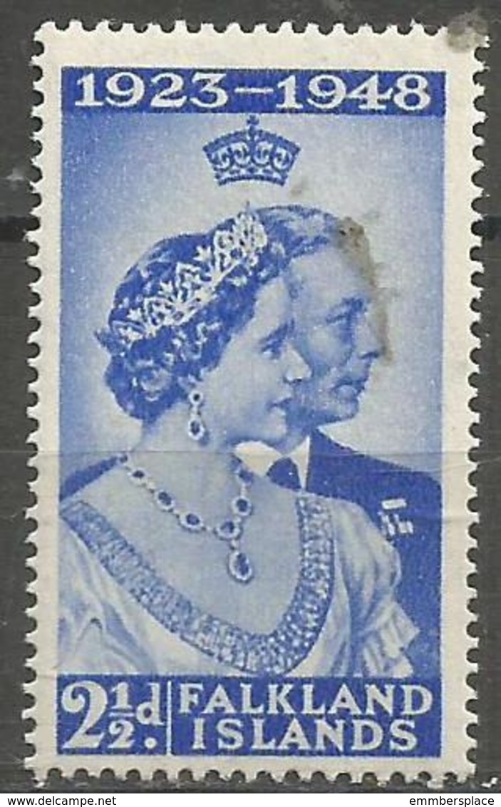 Falkland Is. - 1948 Silver Wedding MNH **  SG 160  Sc 99 - Falkland Islands