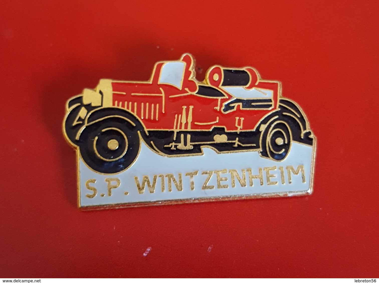 PIN'S " POMPIERS "  Sapeurs  Pompiers WINTZENHEIM ( Haut-Rhin) N°889   JOLI - Bomberos