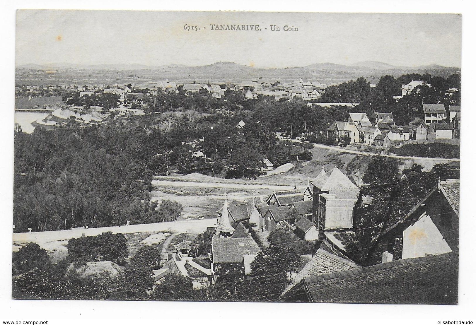 1930 - MADAGASCAR - CARTE De TANANARIVE Avec BEL AFFR. TRICOLORE => COURPIERE - Storia Postale