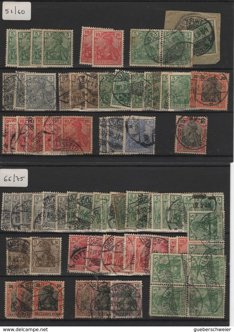 ALL-R1 - Beau Lot De Plus De 300 Germania Avec Variétés Neufs* + Différentes Oblitérations, Paires Et Blocs De 4 - Andere & Zonder Classificatie