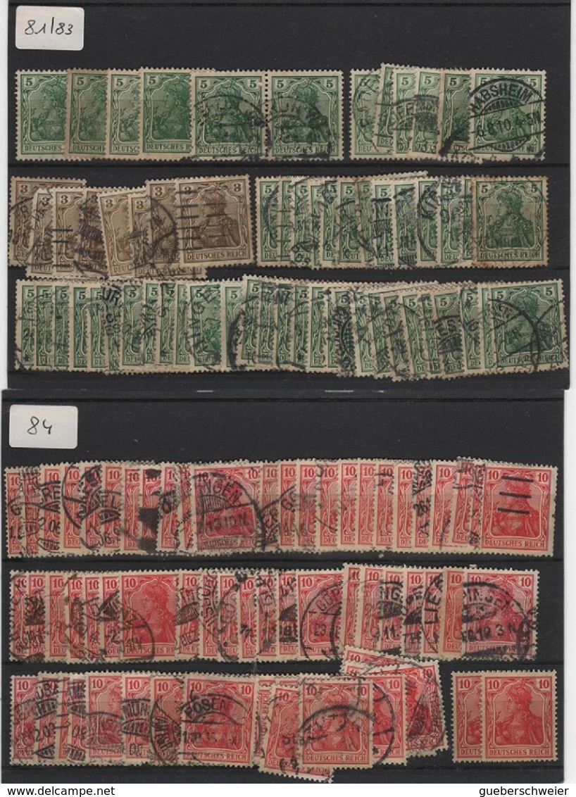 ALL-R1 - Beau Lot De Plus De 300 Germania Avec Variétés Neufs* + Différentes Oblitérations, Paires Et Blocs De 4 - Altri & Non Classificati