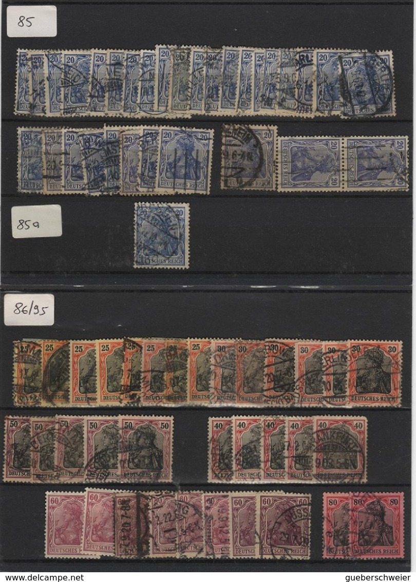 ALL-R1 - Beau Lot De Plus De 300 Germania Avec Variétés Neufs* + Différentes Oblitérations, Paires Et Blocs De 4 - Altri & Non Classificati