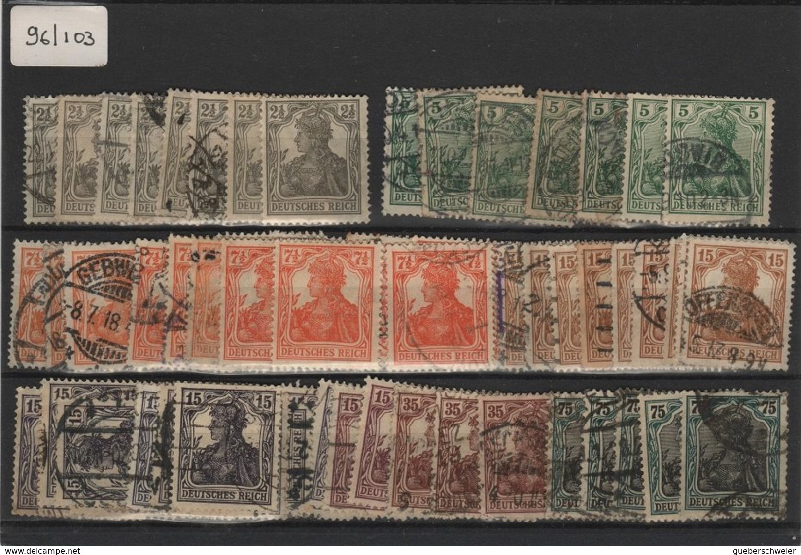 ALL-R1 - Beau Lot De Plus De 300 Germania Avec Variétés Neufs* + Différentes Oblitérations, Paires Et Blocs De 4 - Altri & Non Classificati