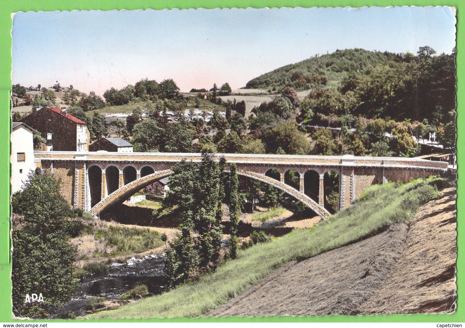 LA SALVETET SUR AGOUT / LE NOUVEAU PONT SUR LA VALLEE DE L'AGOUT.....Carte écrite - 1960 - La Salvetat