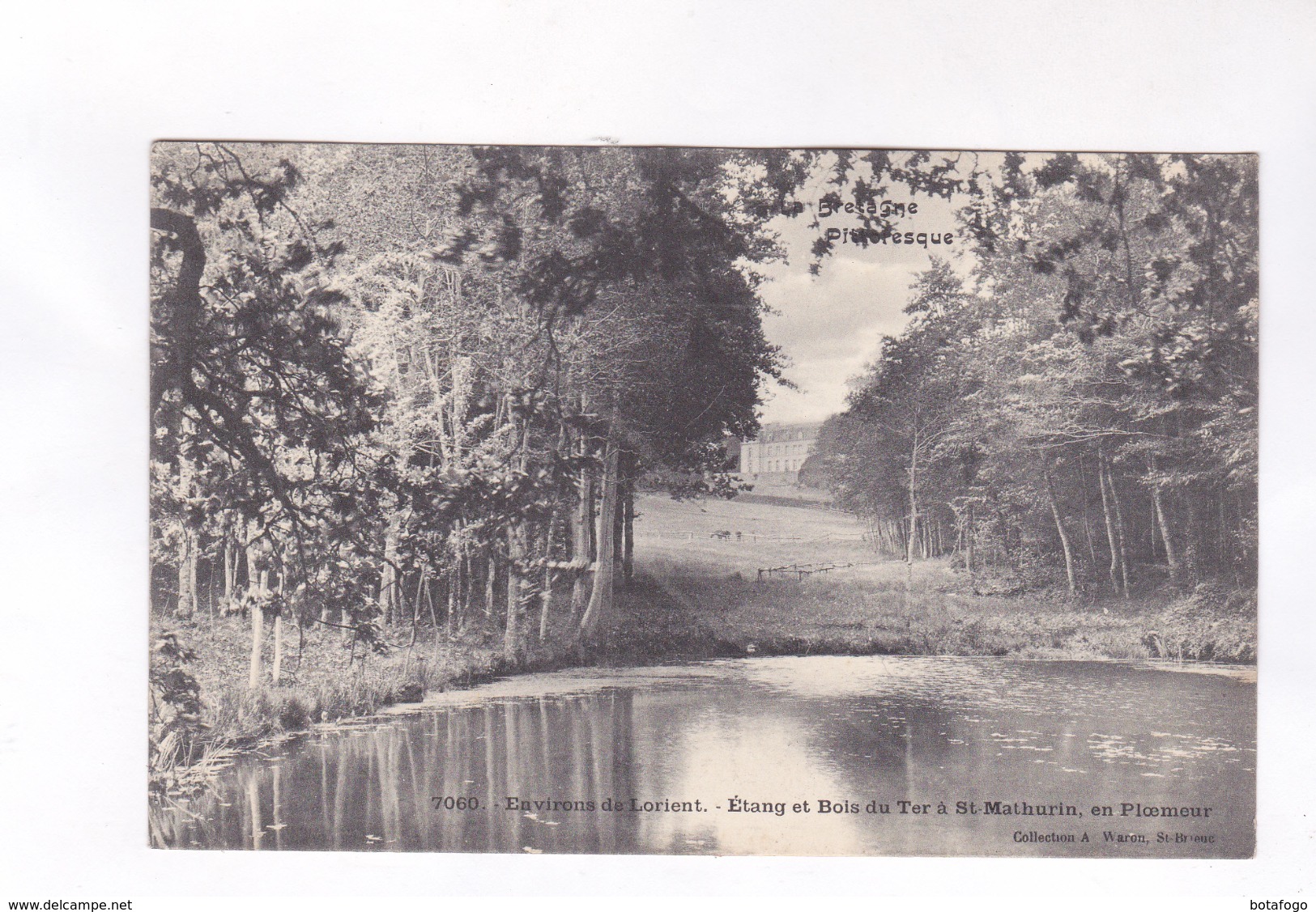 CPA DPT 56 ENVIRONS DE LORIENT, ETANG ET BOIS DU TER A ST MATHURIN, EN PLOUEMER - Lorient