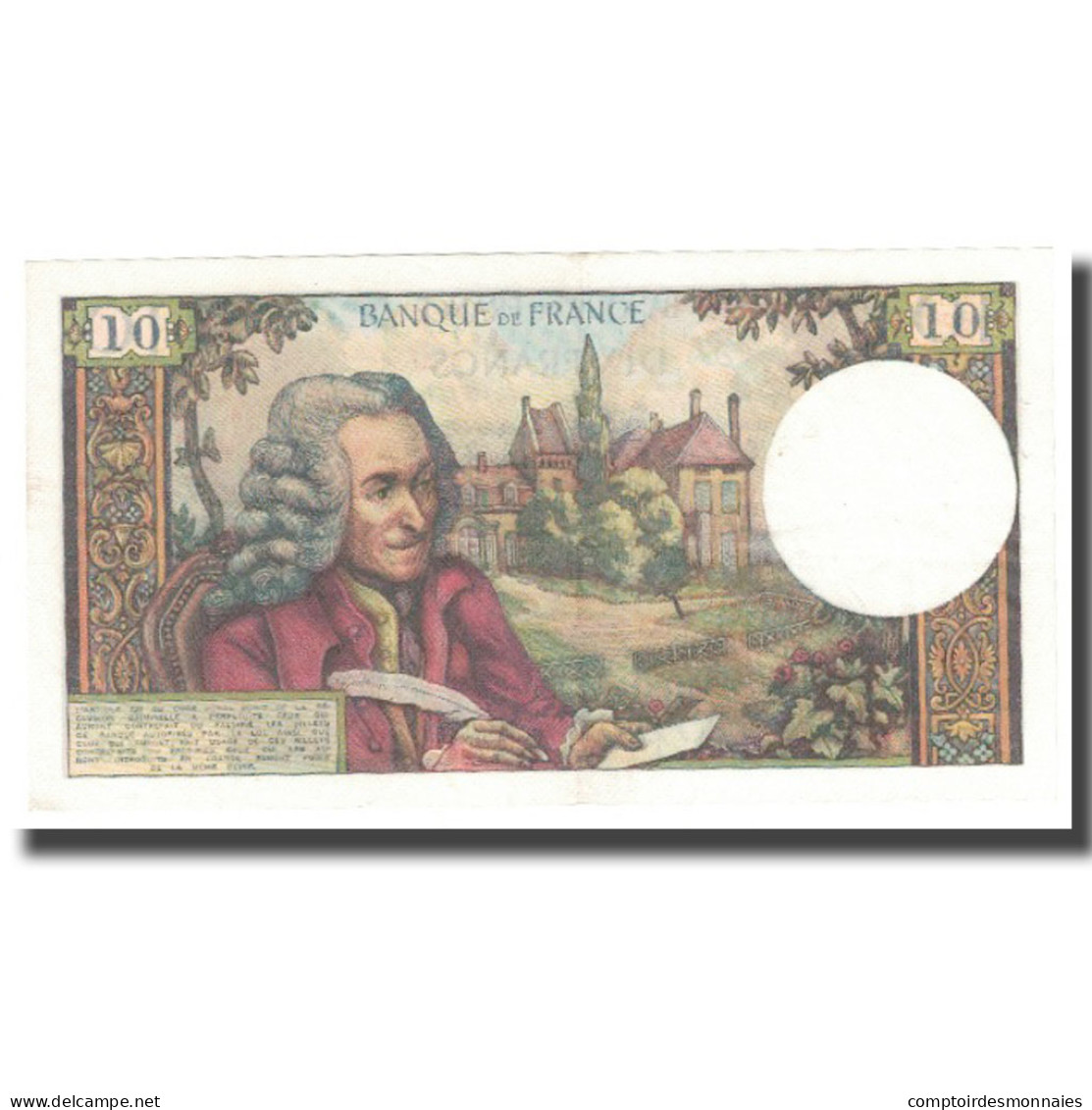 France, 10 Francs, Voltaire, 1965, 1965-12-02, SPL, Fayette:62.18, KM:147a - 10 F 1963-1973 ''Voltaire''