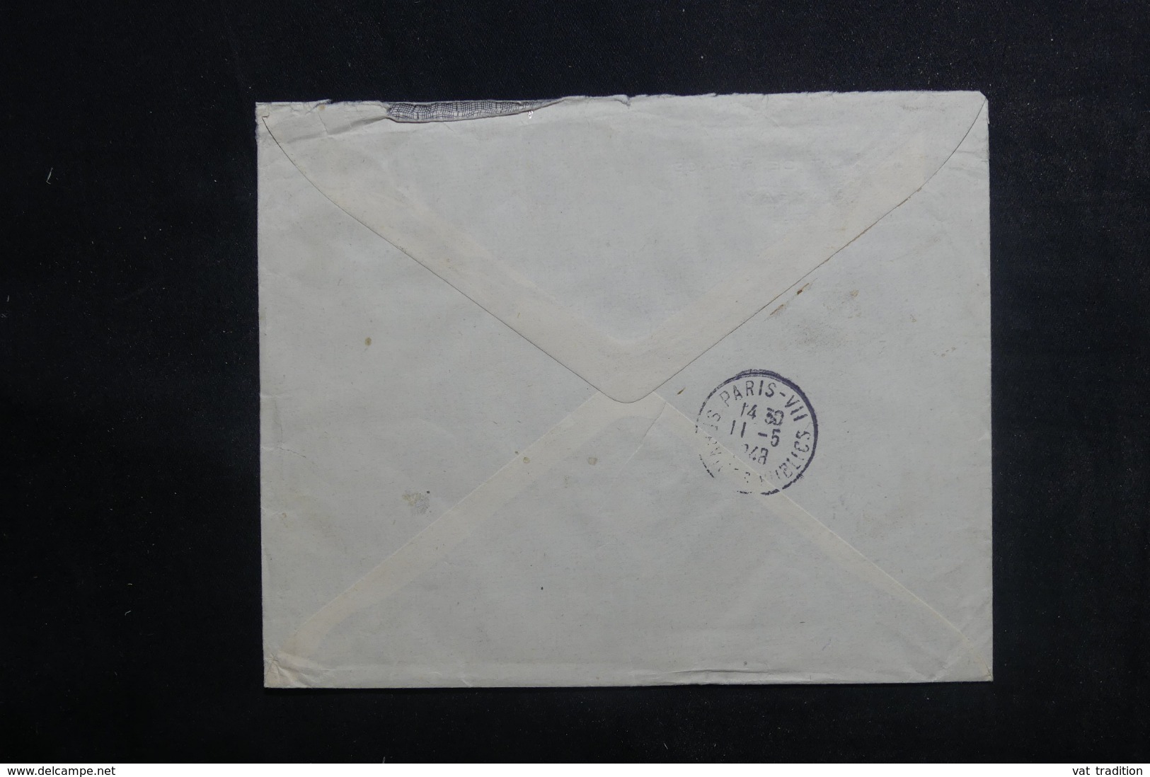 INDE - Enveloppe Du Consulat De France Pour Le Ministère Des Affaires Etrangères à Paris En 1948 - L 41576 - Covers & Documents