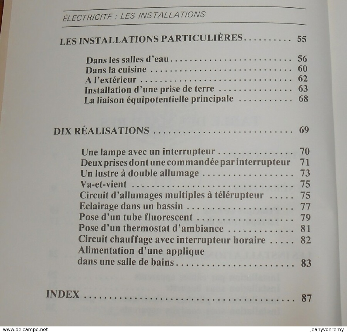 Electricité: Les Installations. Robert Longechal. 1980. - Bricolage / Technique