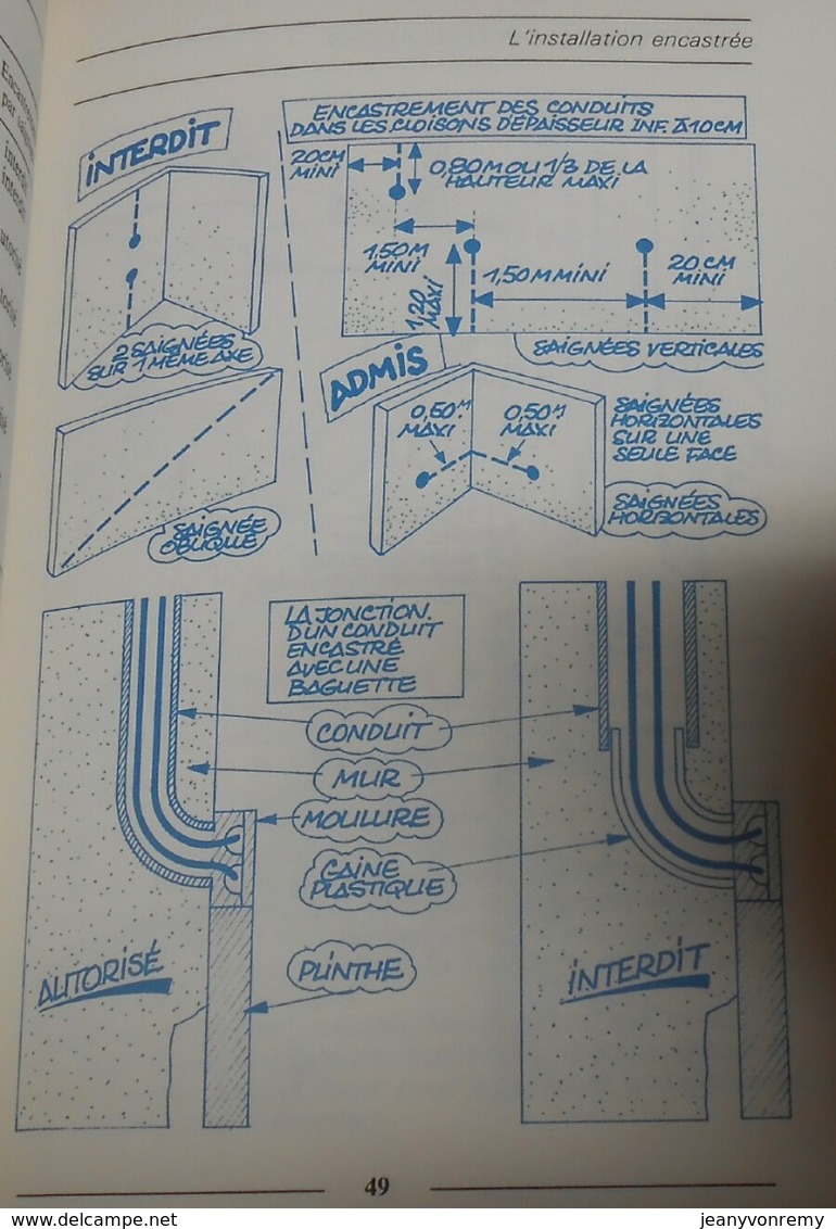 Electricité: Les Installations. Robert Longechal. 1980. - Bricolage / Technique