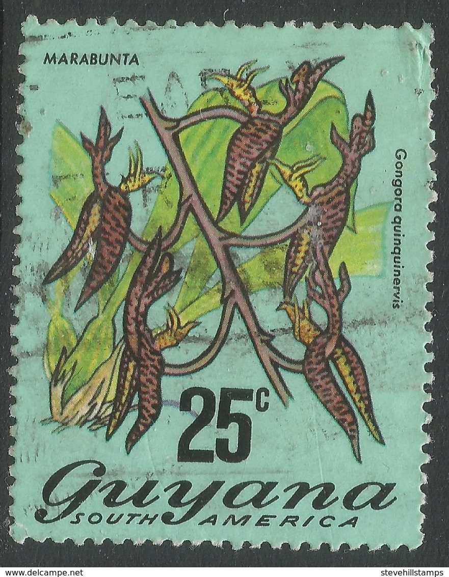 Guyana. 1971 Flowering Plants. 25c Used. SG 550 - Guyana (1966-...)