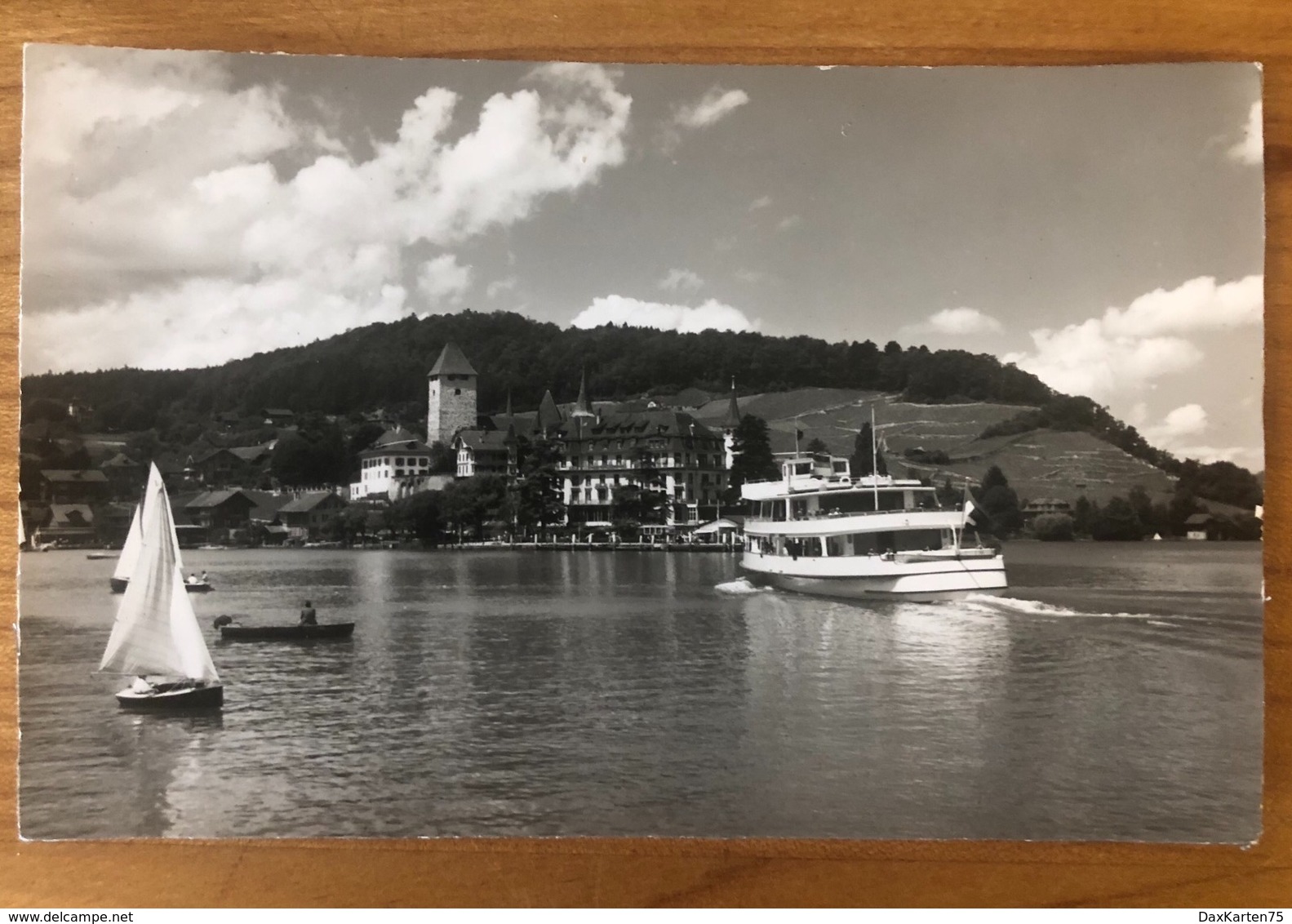 Hafen Und Schloss Spiez Schiff/ Photo Gyger Adelboden - Adelboden