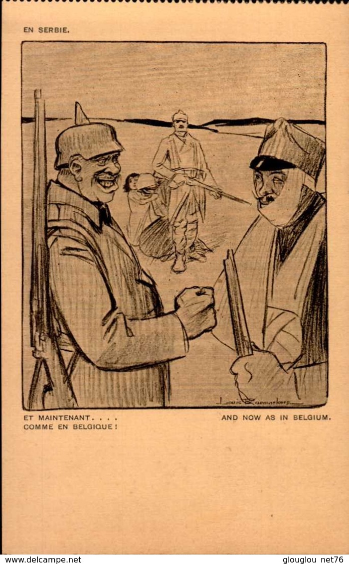 LOUIS RAEMAEKERS..( Se Vend Au Profit Des Orphelins De La Guerre)   EN SERBIE....CPA - Autres & Non Classés