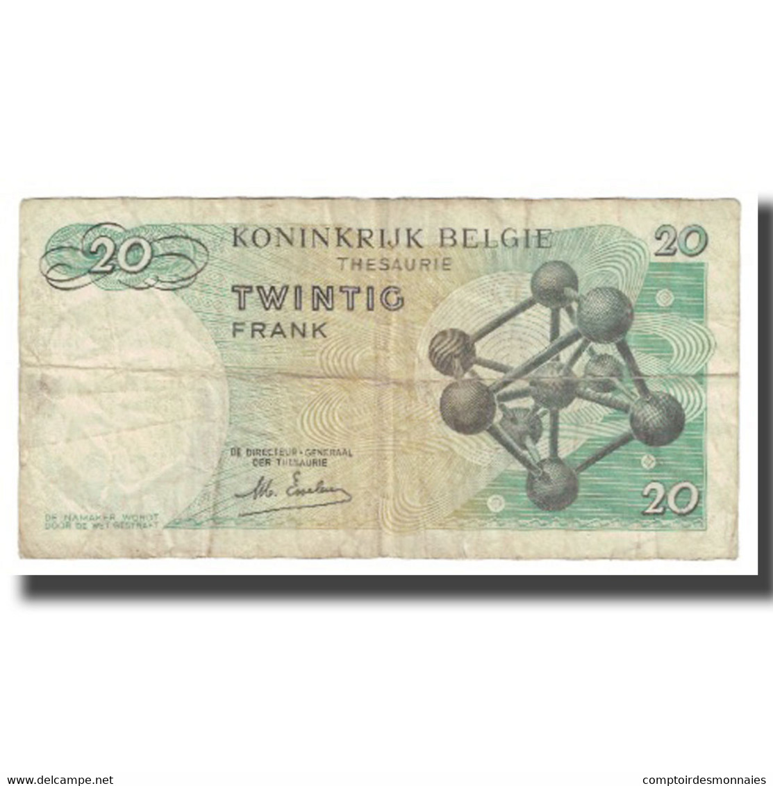 Billet, Belgique, 20 Francs, 1964, 1964-06-15, KM:138, TB - Sonstige & Ohne Zuordnung
