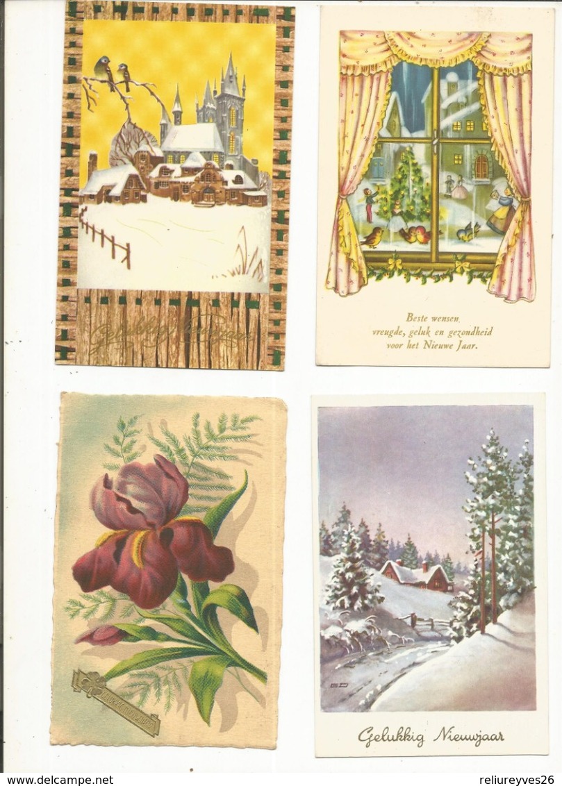 Lot de 100 Cpa Bonne année 1905 -1975