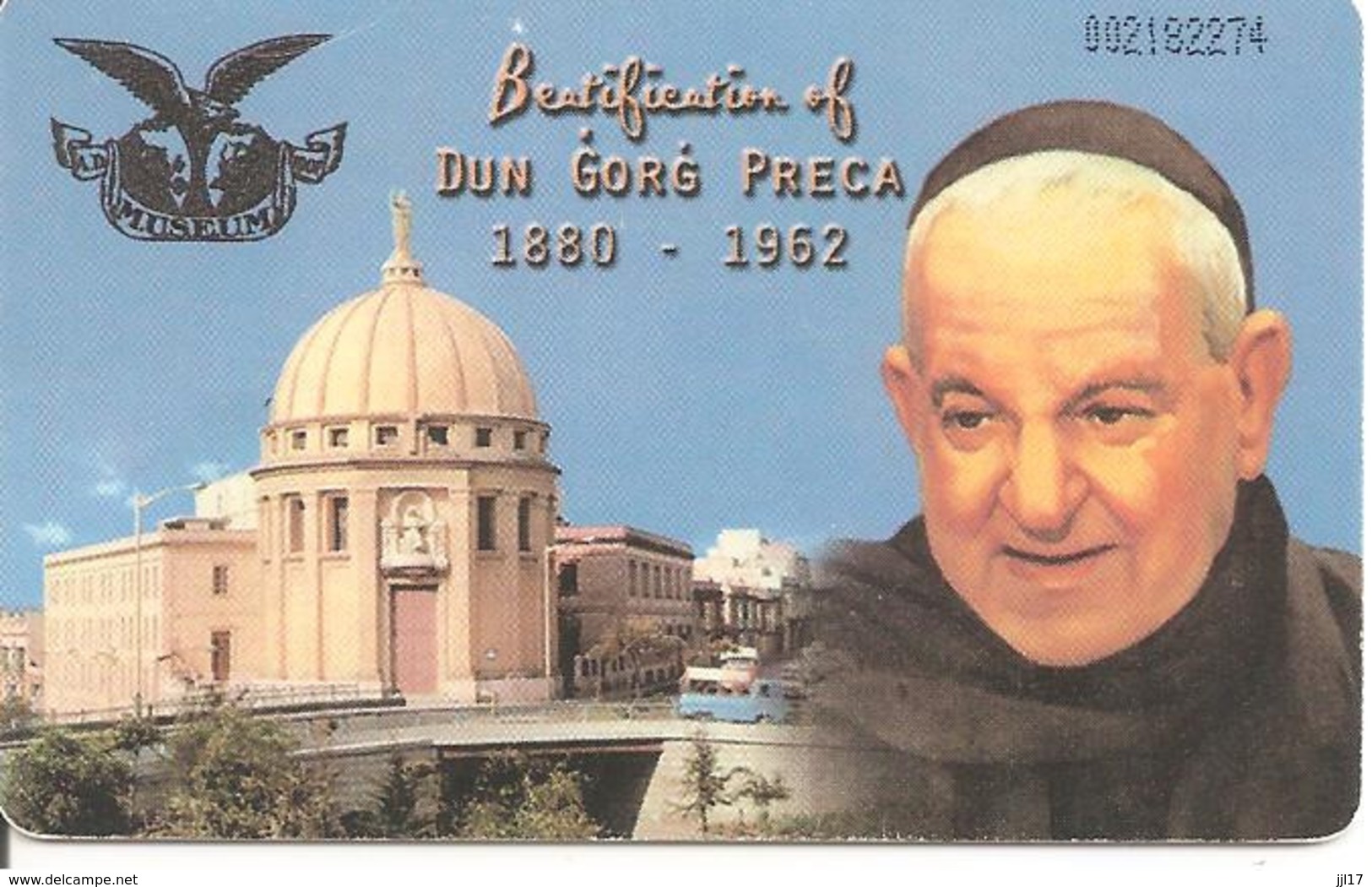 Télécarte à Puce Pape Jean-Paul II De Malte (2001) - Personnages